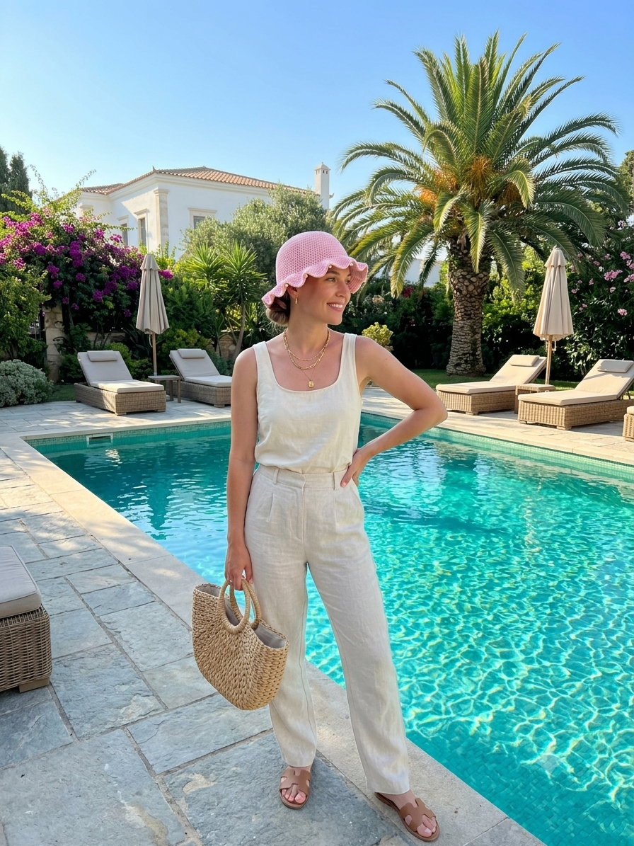 The Noir Eclipse | Handmade Luxury Sun Hat